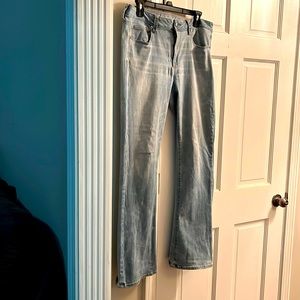 American eagle skinny kick women’s size 14 super super stretch jeans